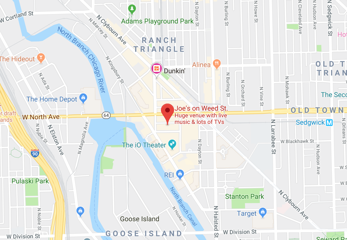 Google Maps image of Joe's on Weed St.